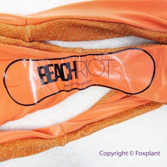 NEW Free People‎ Beach Riot Vanessa shine chili sparkle glitter bottoms, size M - Picture 9 of 11